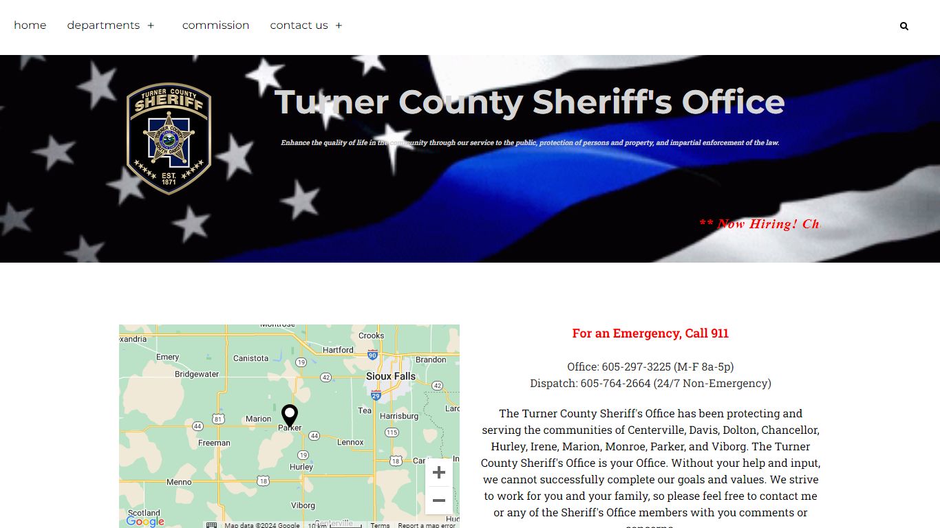 Turner County South Dakota Sheriff